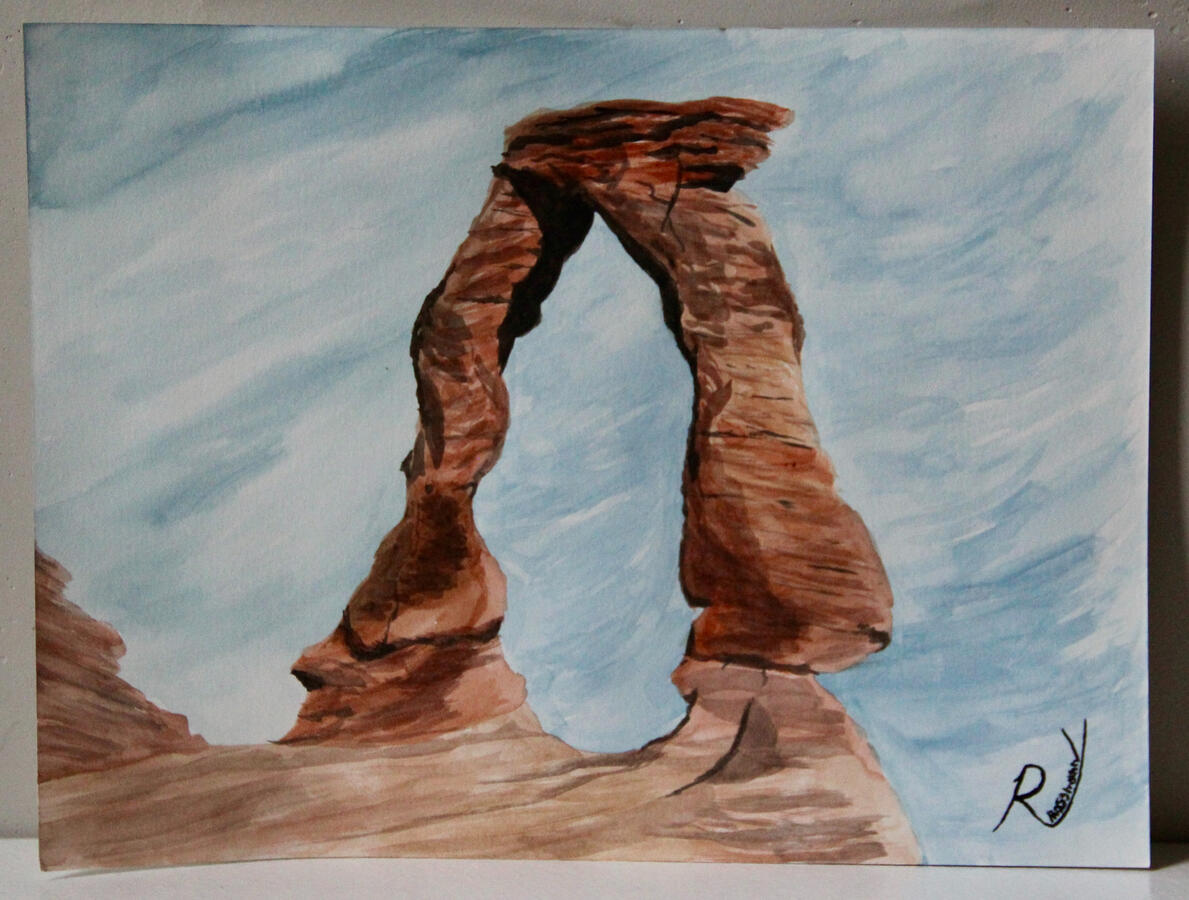 Looking Through the Arch- $80